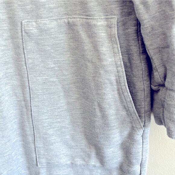 SMASH‎ +TESS size Medium JILLY Jogger Romper Gray Hooded Sweat Onesie Pockets - Picture 4 of 8
